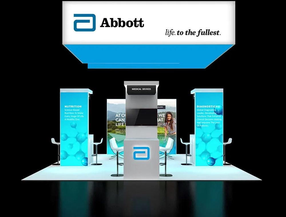 Custom 20x20 booth design options